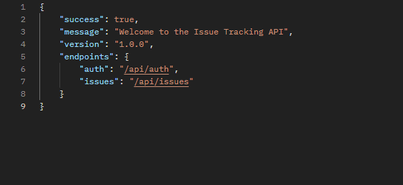 Issue Tracker API