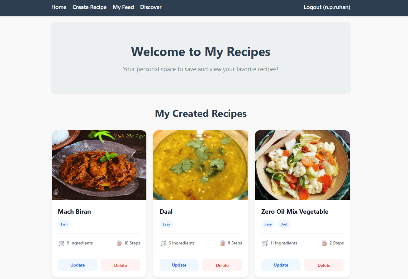 Recipe Manager